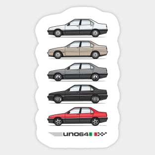 Five Alfas Sticker